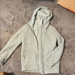 lululemon athletica Gray Hooded Jacket